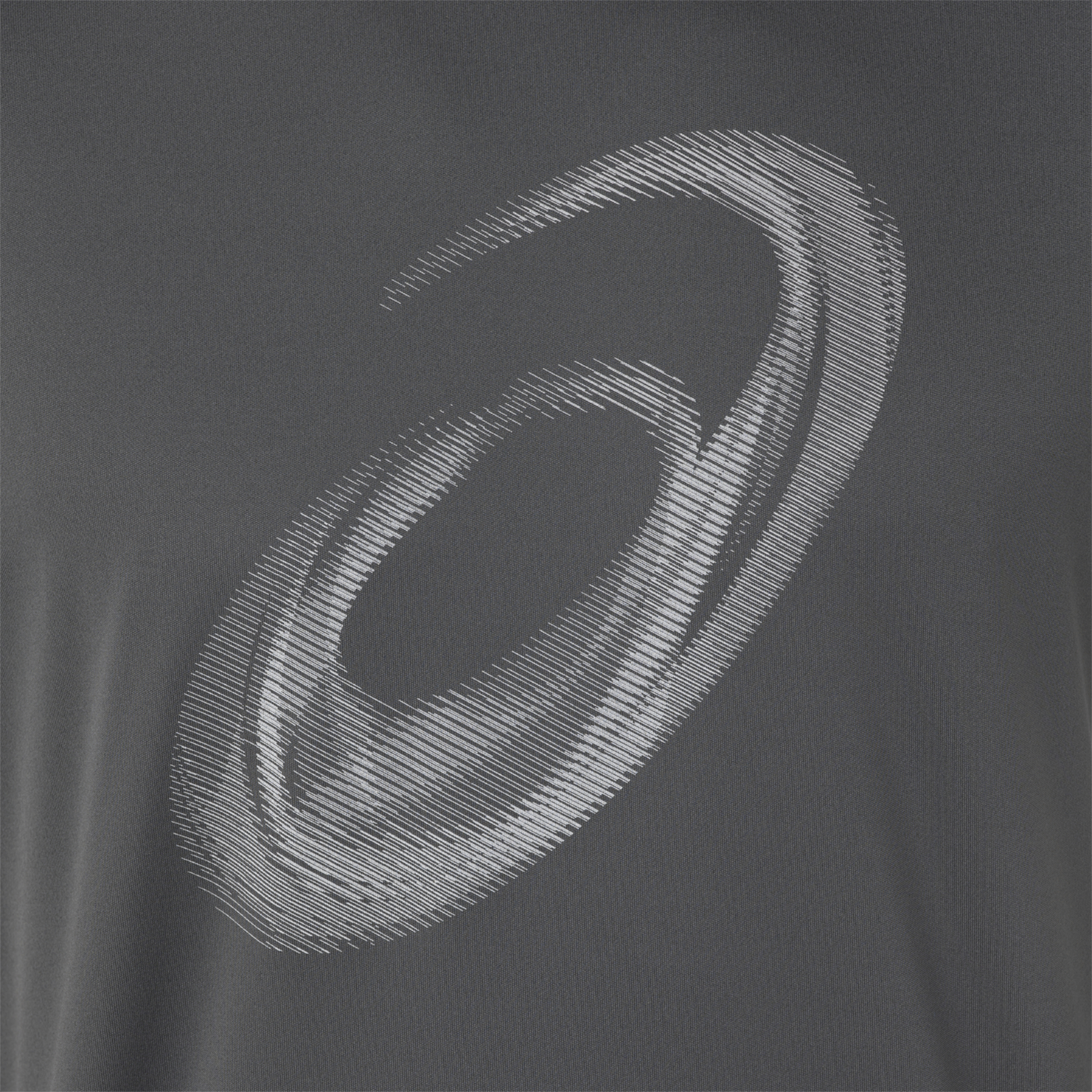 Tricou bărbătesc Asics SILVER SS TOP MOIRE S Gri inchis photo 3